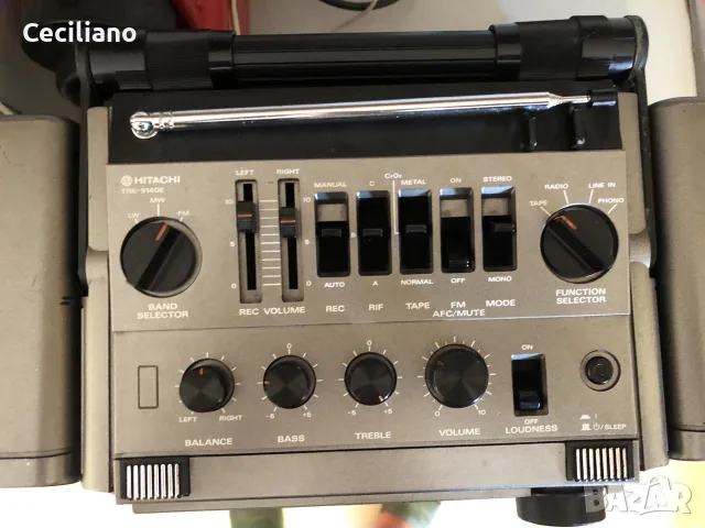 Hitachi TRK-9140E -Голям Радиокасетофон, снимка 7 - Радиокасетофони, транзистори - 55563884