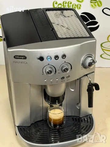Кафемашина кафе автомат delonghi magnifica с гаранция, снимка 4 - Кафемашини - 55372245