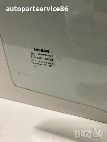 Стъкло за задна дясна врата за Nissan Qashqai 2.0 бензин (2010), снимка 2 - Части - 54311167