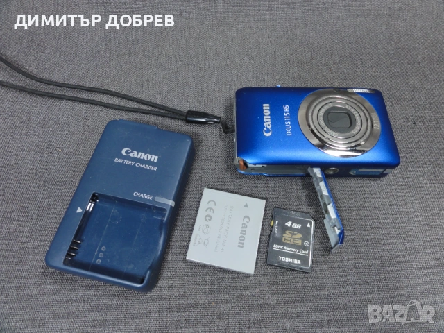 ЦИФРОВ ФОТОАПАРАТ CANON IXUS 115 HS 12.1 MP DIGITAL CAMERA, снимка 12 - Фотоапарати - 54552499