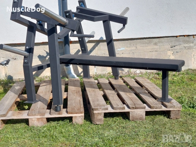 Фитнес уреди , трап бар, флайс машина, Пулолвър, машина за бицепс , снимка 11 - Фитнес уреди - 54513949