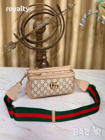 Gucci Нова Дамска Кожена Чанта Гучи Различни Цветове 