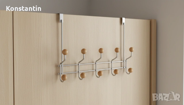 Закачалка за дрехи с кука за закрепяне на врата 