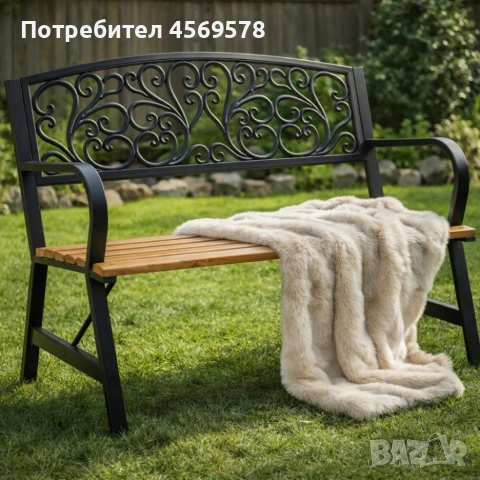 🌳Елегантна градинска пейка GARDEN LINE, снимка 2 - Градински мебели, декорация  - 54767469