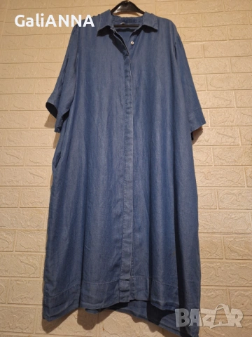 СТРАХОТНА  ДЪНКОВА РОКЛЯ HEMA 2XL-3XL, снимка 2 - Рокли - 54813472