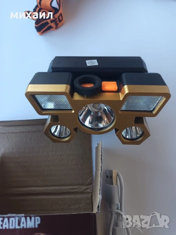 Челник с USB кабел, снимка 2 - Къмпинг осветление - 54313320