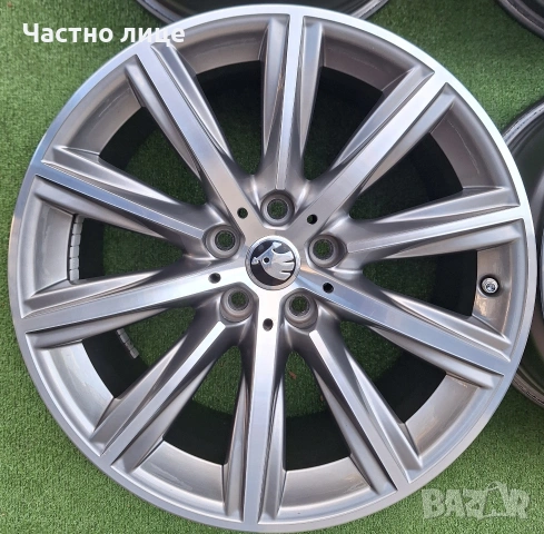 Продавам 4бр 18-ки джанти за Шкода Супърб, Кодиак,Еняк, снимка 5 - Гуми и джанти - 54128258