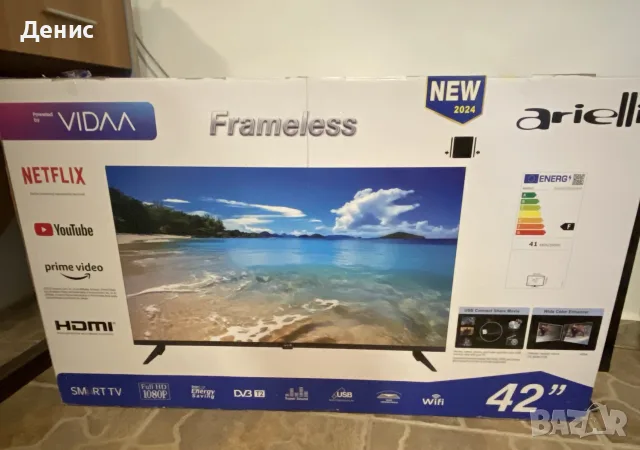 Телевизия Arielli 42", снимка 3 - Телевизори - 55502448