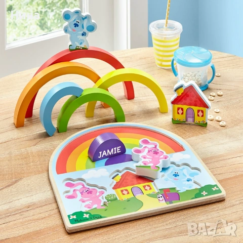 Дървен пъзел- игра Melissa & Doug Blue's Clues & You! 