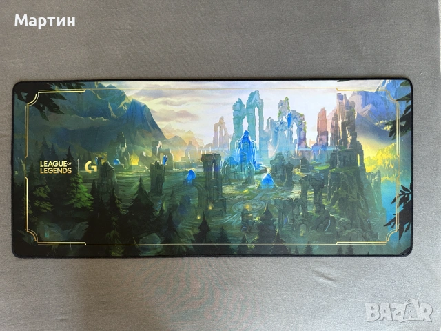 Пад за мишка 90х40 см Logitech  League of Legends Edition, снимка 2 - Клавиатури и мишки - 54780426