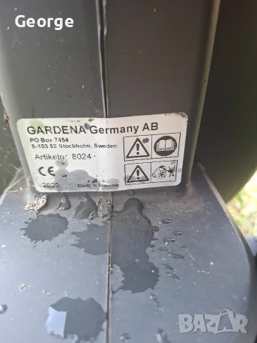 Стенна макара с автоматично навиване на маркуч GARDENA Comfort (модел Roll-up automatic 35). , снимка 6 - Напояване - 55569868