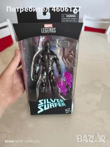 Marvel legends Silver Surfer, снимка 3 - Колекции - 55099399