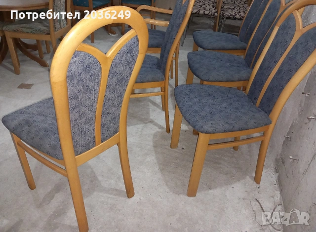 Комплект от 6 броя трапезни столове, снимка 2 - Столове - 54801999