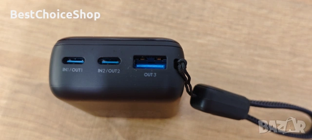 Мощна мини Power Bank 45W 10000mAh PD3.0 бързо зареждане, снимка 4 - Външни батерии - 54909792