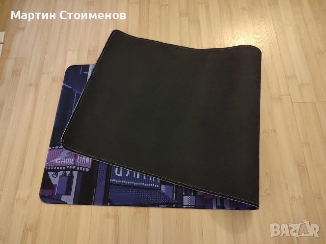 Голям геймърски пад за бюро / Desk Mat - Pixel Art Japan Cyberpunk 80x30 см (Чисто нов), снимка 2 - Клавиатури и мишки - 55001779