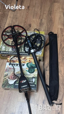  Металотърсач Garrett AT Max International + Karma Ultimate Pro Packagе+Скенер Conrad GR-3 plus