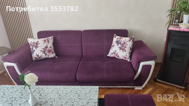 Продавам холова гарнитура , снимка 3 - Дивани и мека мебел - 54866985
