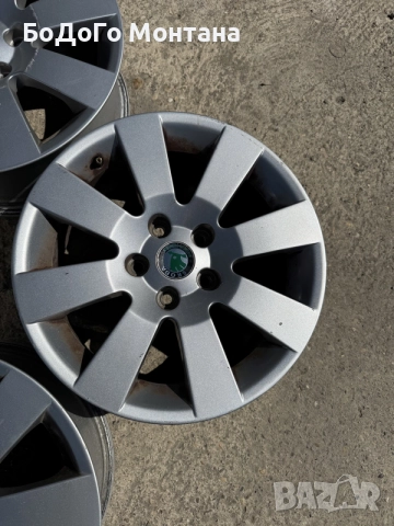 Алуминиеви джанти Skoda Octavia 16”, снимка 5 - Гуми и джанти - 55361670