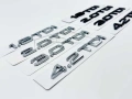 Надпис Audi Ауди емблема 1.9tdi 2.0tdi 3.0tdi 4.2 tdi A3 A4 A6 A8 Q7, снимка 2