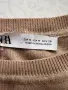 Дамски топ Zara в бежов цвят, M размер, снимка 2