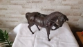 Стара фигура на кон - естествена кожа - 30/32см, снимка 2