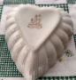 Belleek винтидж купички-сърца от фин ирландски порцелан, снимка 8