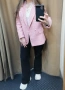 Сако розово с златен акцент, снимка 4