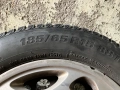 зимни гуми KUMHO 185/65/ 15 с железни джанти и тасове БМВ, снимка 2