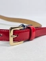 Нов дамски колан Trussardi Jeans - червен лак - 80/32, снимка 3
