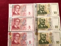 Чисто нови банкноти 10 лева 1999 , 2008 и 2020 г UNC, снимка 7