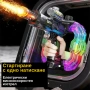Космически лазерен пистолет с RGB светлинен пръстен и звукови ефекти , снимка 4