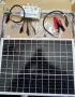 панел комплект монокристален соларен панел 25W 12V с контролер и монтаж, снимка 2