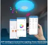 T-SUN 36W димируем LED осветително тяло за таван с Bluetooth високоговорител, RGB лампа , снимка 6
