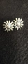 Сребърни Обеци Daisy , 925 бурмено закопчаване , снимка 4
