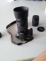 Фотоапарат Canon 1300D и три обектива към него, снимка 1