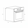Вградима фурна Taurus HS576IXM – 76 л, 2600 W, WaterSteam Clean System, SuperGrill, енергиен клас A,, снимка 6