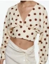 Дамска блуза Zara с десен точки, размер М/L, снимка 9