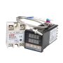 Дигитален терморегулатор REX C100 220V 0-400°C + SSR реле 40A + K-тип сонда 10106, снимка 12