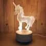 Холограмна 3D LED нощна лампа, 4W, 220V Модели:  Вариант 1: Медуза; Вариант 2: Айфеловата кула; Вари, снимка 7