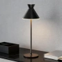 LED акумулаторна регулируема настолна лампа димируема височина 2CCT 3000/6000K USB-C – Черна, снимка 1