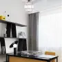 LED полилей с кристален дизайн за таван – хромирана визия, ефектно осветление, снимка 5