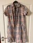 Оригинална маркова памук памучна 100% оригинала рокля риза Burberry Britain каре, снимка 12