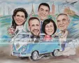 Рисувам ръчно КАРИКАТУРИ,ШАРЖ от снимка по ваш избор, професионално., снимка 7