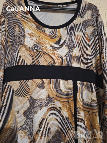 СТРАХОТНА ТУНИКА ЕФЕКТЕН ДЕСЕН 4XL-5XL, снимка 4 - Туники - 54585908