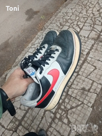 Nike Air Force 1 Low NBA 75th Anniversary Black Red White Limited Edition ЕU 43 27.5см
