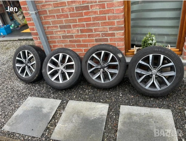 Оригинални 17-ски Nivelles с летни гуми за VW Passat B8, снимка 2 - Гуми и джанти - 54960945