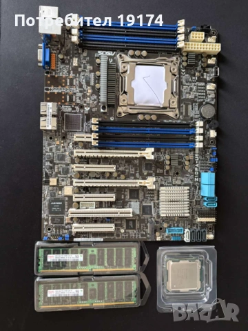 Сървър Asus Z10PA-U8 + 32gb ram + 20 cores Cpu (Server), снимка 2 - Работни компютри - 54380071