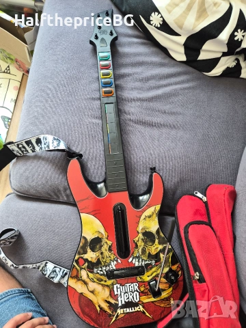 Лимитирана китара Metallica Guitar hero legends , снимка 2 - Аксесоари - 55069263