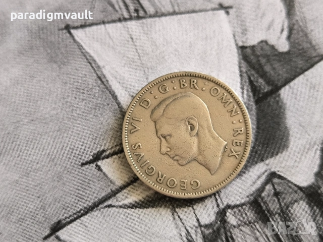 Монета - Великобритания - 2 шилинга | 1949г., снимка 2 - Нумизматика и бонистика - 54240350