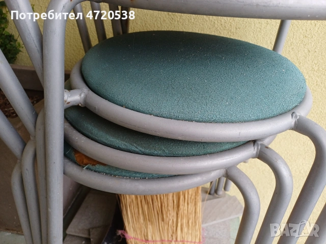 Маса и метални Столове, снимка 3 - Градински мебели, декорация  - 53963503
